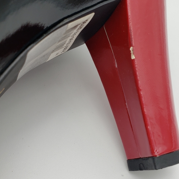 Beso sz 8 red and black heels - Picture 7 of 12